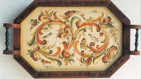 Telemark Tray with Birds