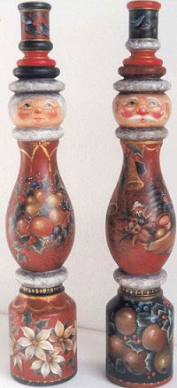 Mr. and Mrs. Spindle Claus Pattern Packet