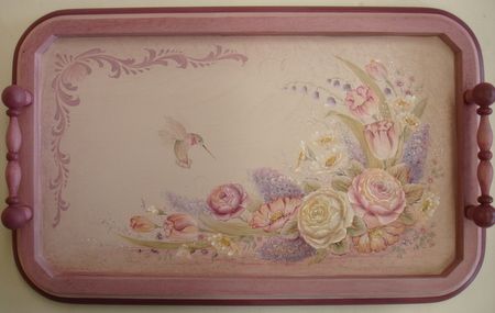 European Flowers on the Small Serving Tray Packet