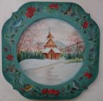 Hjorund Chapel Christmas Plate Packet