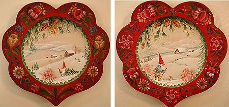 ** Nissen Christmas Plates (Os) Pattern Packet